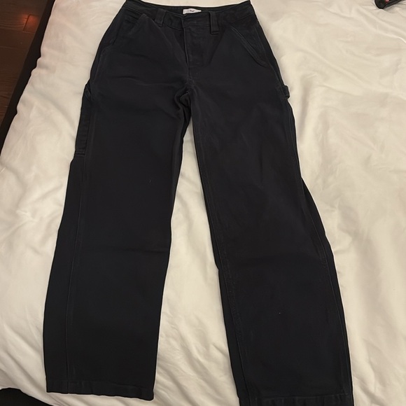 Tna Black Greenwich Pant High-waisted carpenter twill pants - Picture 7 of 8